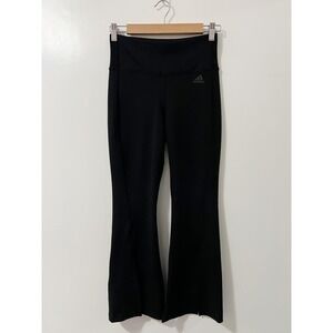 Adidas AEROREADY High Rise Flare Leggings Athleisure Pants Black Women's